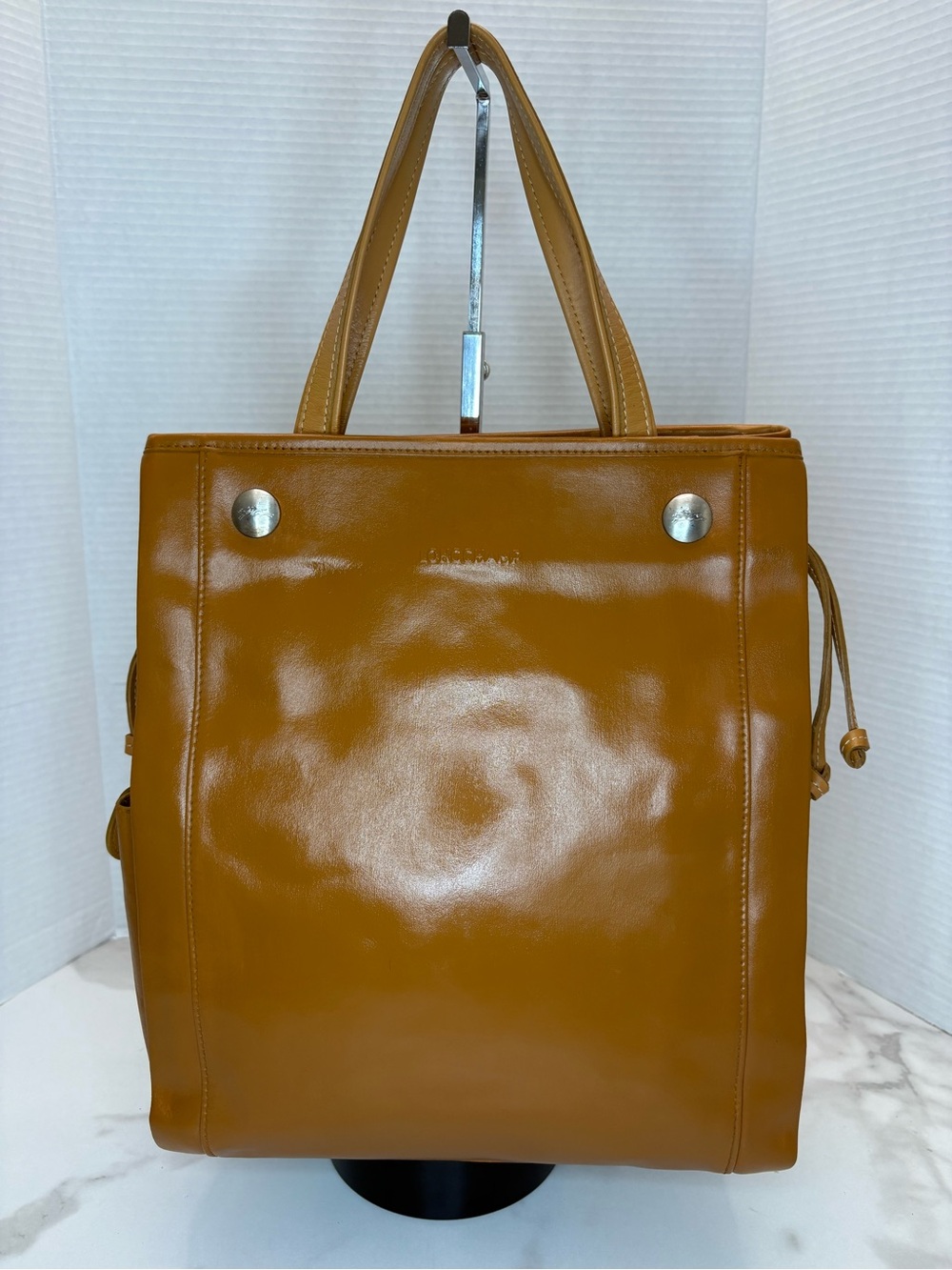 Longchamp Vintage Le Roseau Leather tote Bag